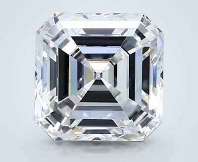 5.19ct G VS1 Rare Carat Ideal Cut Asscher Diamond
