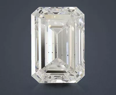 2.30ct G SI1 Rare Carat Ideal Cut Emerald Lab Grown Diamond