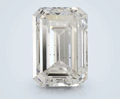 2.30ct G SI1 Rare Carat Ideal Cut Emerald Lab Grown Diamond