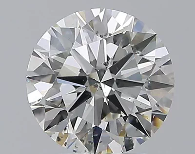 2.20ct I SI2 Rare Carat Ideal Cut Round Diamond