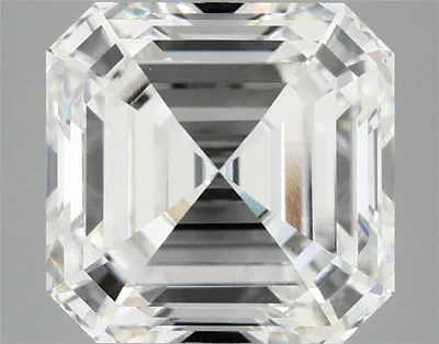 5.02ct F VVS2 Rare Carat Ideal Cut Asscher Lab Grown Diamond