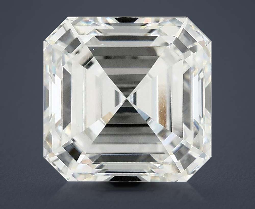 5.02ct F VVS2 Rare Carat Ideal Cut Asscher Lab Grown Diamond