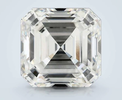 5.02ct F VVS2 Rare Carat Ideal Cut Asscher Lab Grown Diamond
