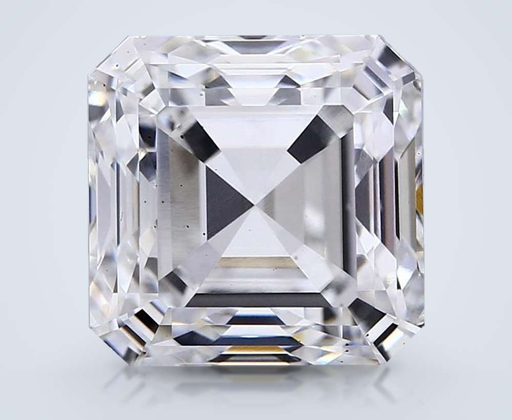 7.05ct E VS2 Very Good Cut Asscher Lab Grown Diamond