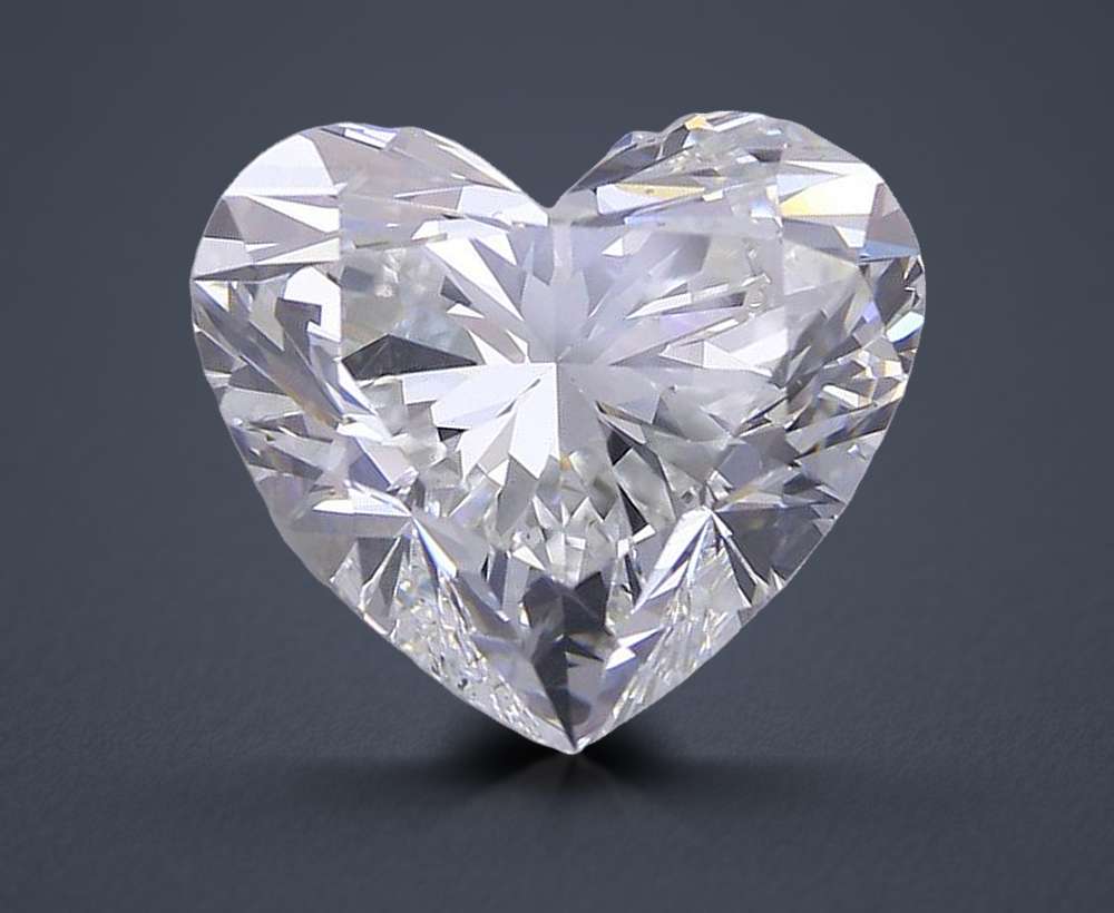 12.61ct F VS1 Rare Carat Ideal Cut Heart Lab Grown Diamond