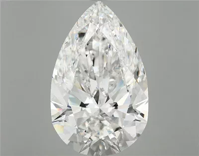 12.09ct F VVS2 Rare Carat Ideal Cut Pear Lab Grown Diamond