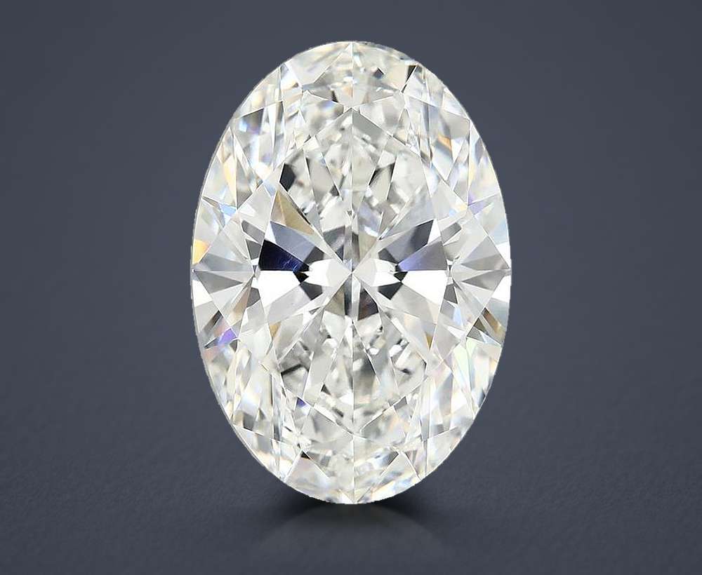 10.20ct F VVS2 Rare Carat Ideal Cut Oval Lab Grown Diamond