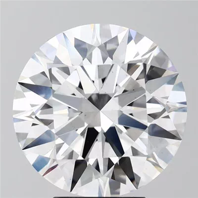5.09ct D VS2 Rare Carat Ideal Cut Round Lab Grown Diamond