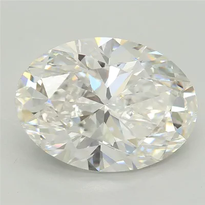 3.32ct E VS1 Rare Carat Ideal Cut Oval Lab Grown Diamond