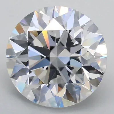 2.01ct E VS2 Excellent Cut Round Lab Grown Diamond