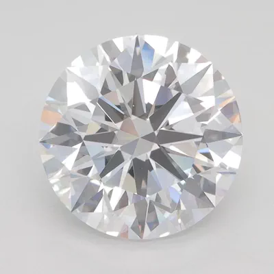 4.07ct F IF Rare Carat Ideal Cut Round Lab Grown Diamond