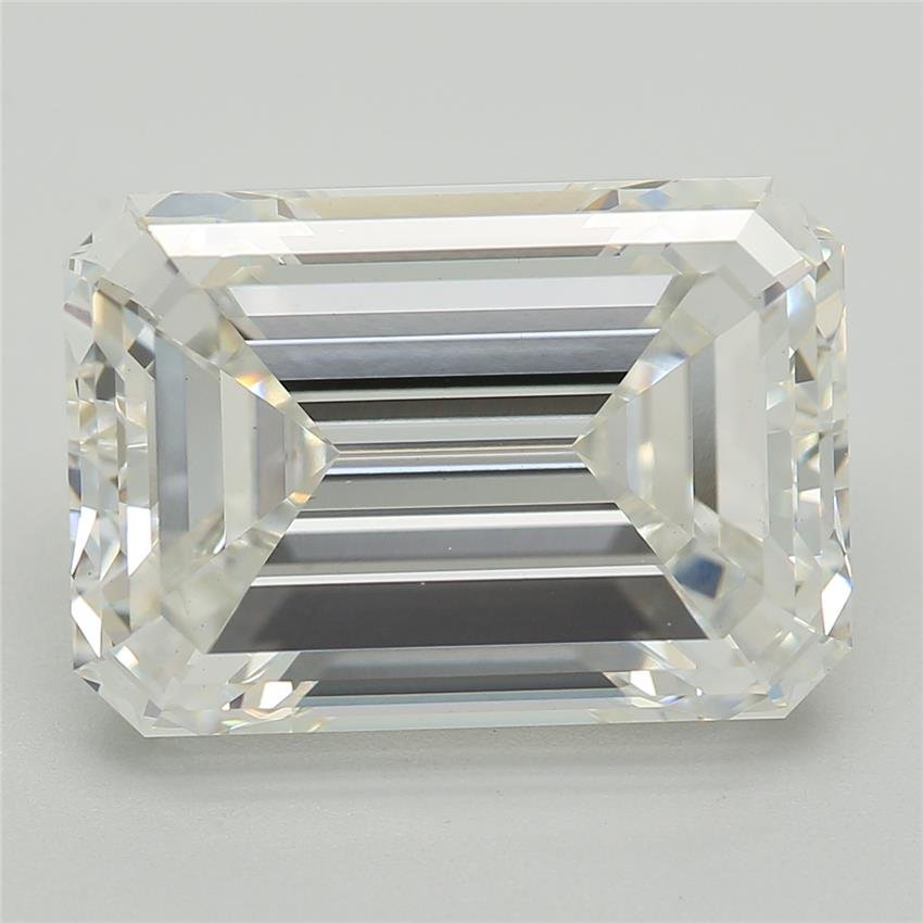 5.14ct F VS1 Excellent Cut Emerald Lab Grown Diamond