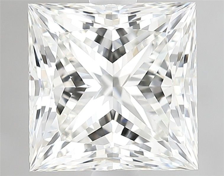 3.03ct J VS1 Rare Carat Ideal Cut Princess Diamond