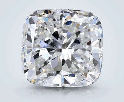 5.28ct G SI2 Very Good Cut Cushion Diamond