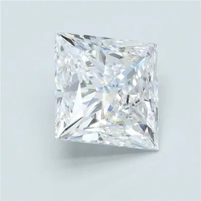 1.83ct F VVS2 Rare Carat Ideal Cut Princess Lab Grown Diamond