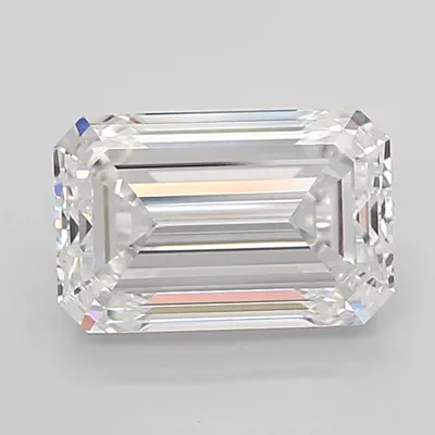 5.02ct F VS1 Very Good Cut Emerald Lab Grown Diamond
