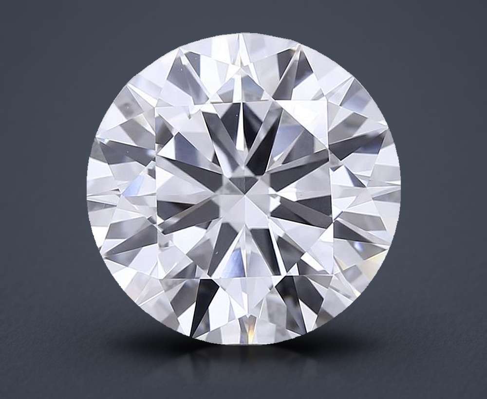 10.01ct F VVS2 Excellent Cut Round Lab Grown Diamond