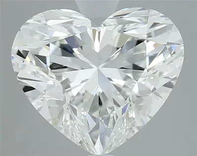 3.07ct H VS1 Rare Carat Ideal Cut Heart Diamond