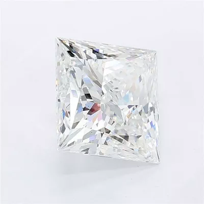 3.02ct E VS2 Rare Carat Ideal Cut Princess Lab Grown Diamond