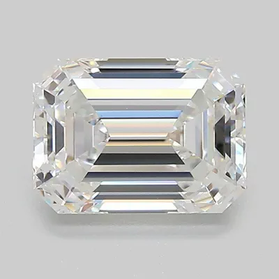 2.07ct E VVS2 Very Good Cut Emerald Lab Grown Diamond