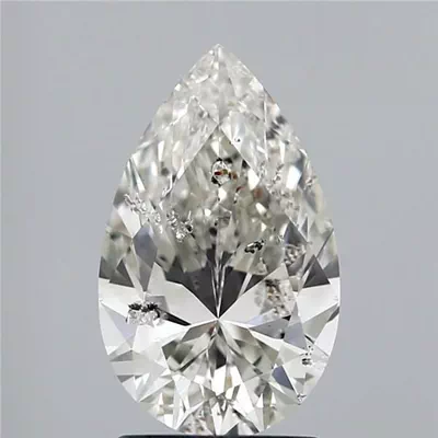 2.10ct J SI2 Rare Carat Ideal Cut Pear Diamond
