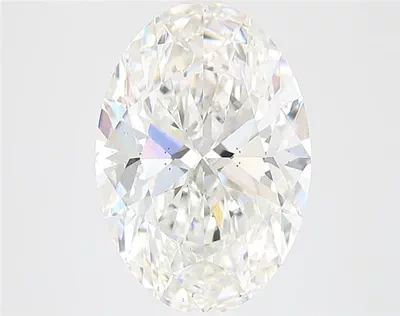 3.57ct G SI1 Rare Carat Ideal Cut Oval Lab Grown Diamond