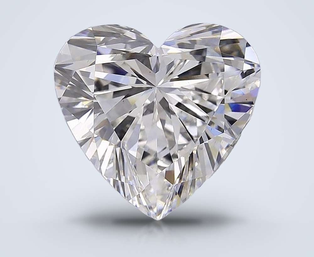 10.01ct F VS1 Rare Carat Ideal Cut Heart Lab Grown Diamond