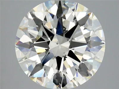 3.07ct K SI1 Rare Carat Ideal Cut Round Diamond