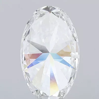 12.07ct F VVS2 Very Good Cut Oval Lab Grown Diamond