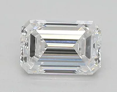 0.87ct D VVS2 Rare Carat Ideal Cut Emerald Lab Grown Diamond