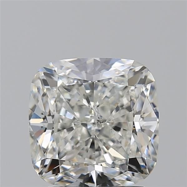 2.60ct I SI2 Rare Carat Ideal Cut Cushion Diamond