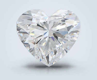 3.74ct D IF Rare Carat Ideal Cut Heart Lab Grown Diamond