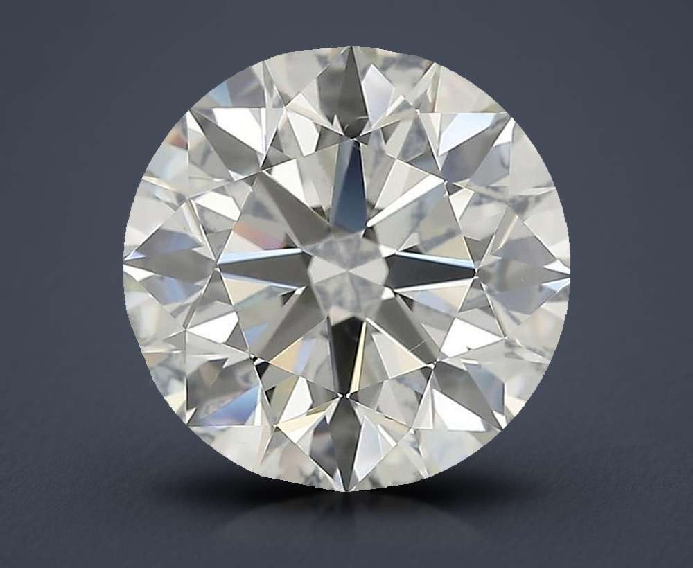 4.02ct I VS2 Rare Carat Ideal Cut Round Diamond