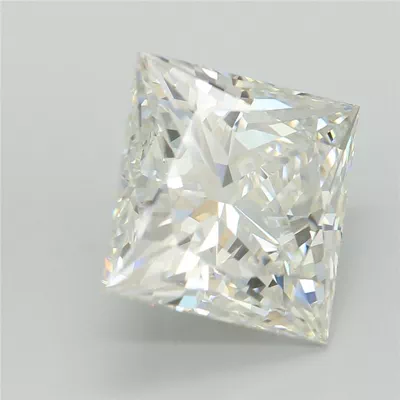 5.09ct G VVS2 Rare Carat Ideal Cut Princess Lab Grown Diamond