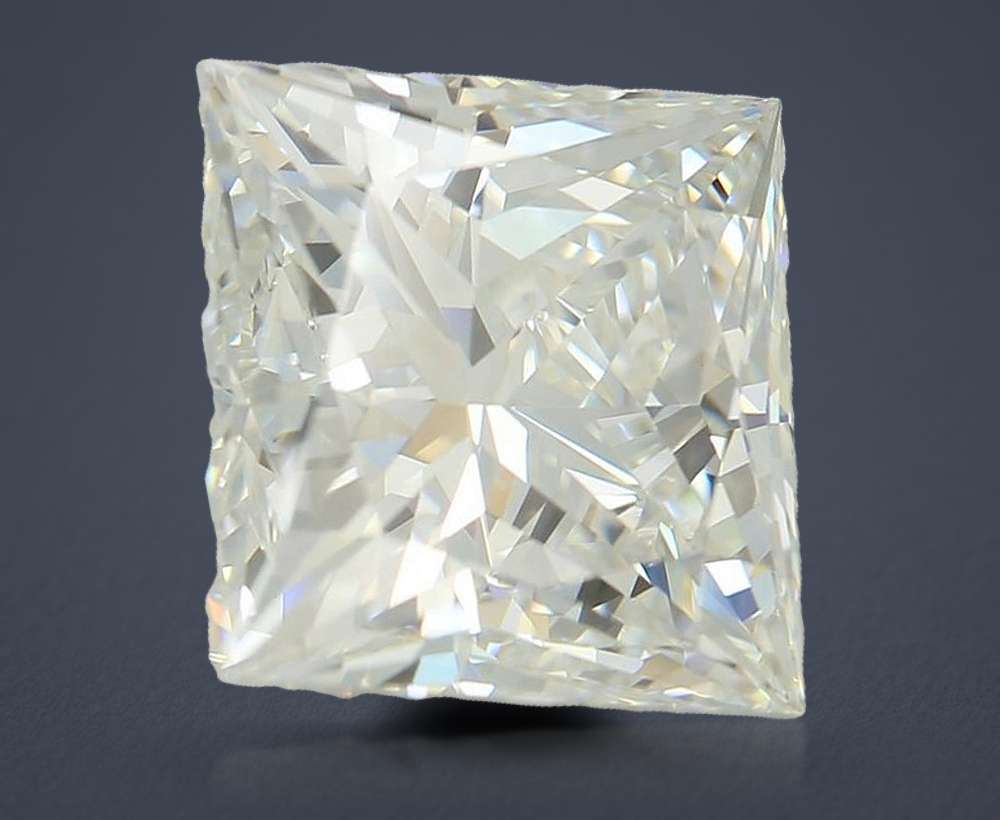 5.09ct G VVS2 Rare Carat Ideal Cut Princess Lab Grown Diamond