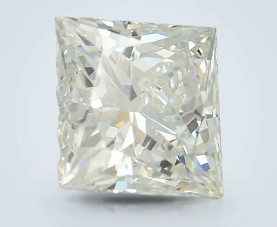 5.09ct G VVS2 Rare Carat Ideal Cut Princess Lab Grown Diamond