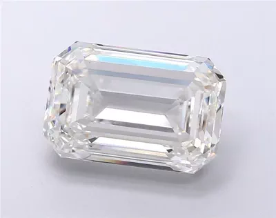 12.03ct G VS1 Rare Carat Ideal Cut Emerald Lab Grown Diamond