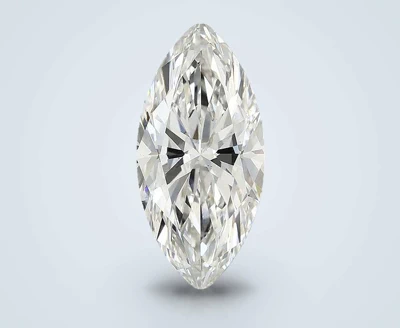 3.43ct F VS2 Rare Carat Ideal Cut Marquise Lab Grown Diamond
