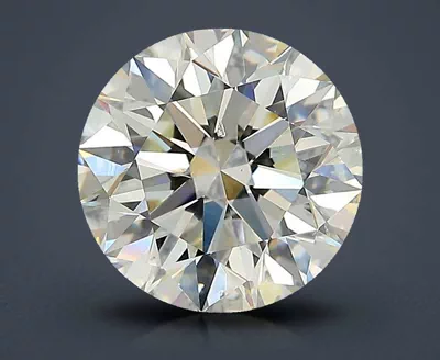 2.70ct J SI2 Rare Carat Ideal Cut Round Diamond