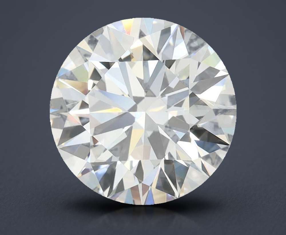 2.67ct D VVS1 Rare Carat Ideal Cut Round Lab Grown Diamond