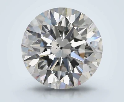 3.02ct G SI2 Rare Carat Ideal Cut Round Diamond