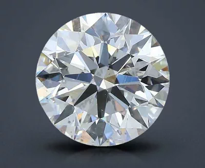 4.09ct H SI1 Rare Carat Ideal Cut Round Diamond