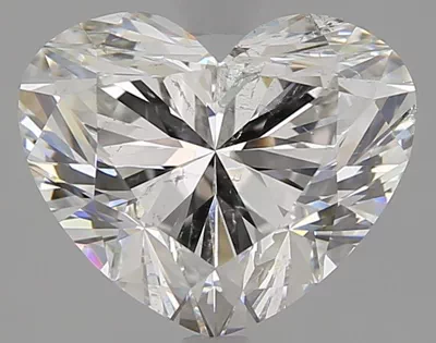 3.04ct G SI2 Rare Carat Ideal Cut Heart Diamond
