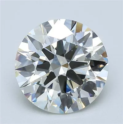 3.85ct K VS1 Rare Carat Ideal Cut Round Diamond