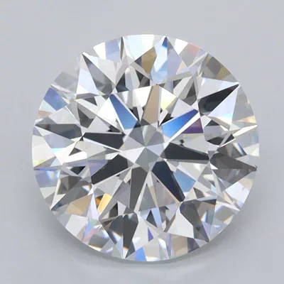 2.54ct D FL Rare Carat Ideal Cut Round Lab Grown Diamond