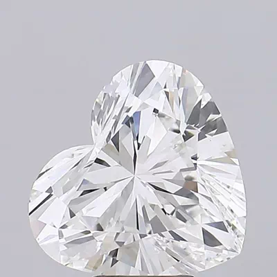 6.03ct E VVS2 Rare Carat Ideal Cut Heart Lab Grown Diamond