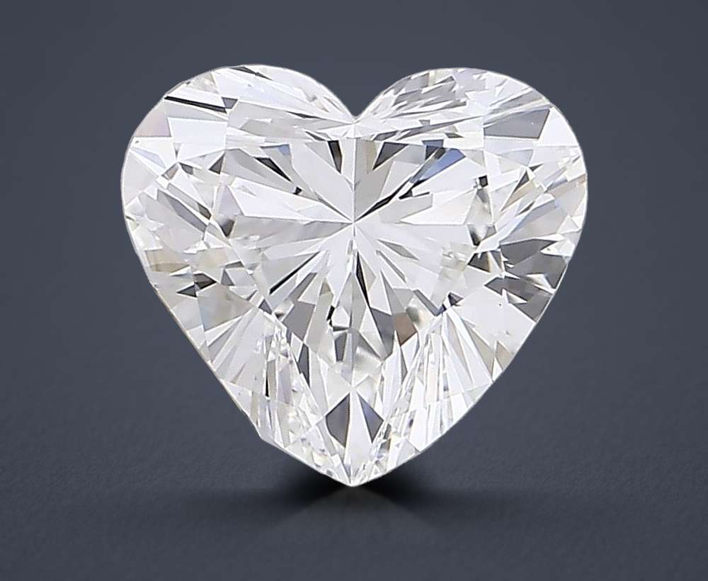 6.03ct E VVS2 Rare Carat Ideal Cut Heart Lab Grown Diamond