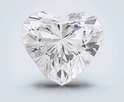 6.03ct E VVS2 Rare Carat Ideal Cut Heart Lab Grown Diamond