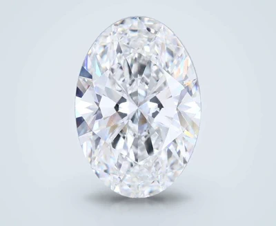 10.10ct F VVS2 Rare Carat Ideal Cut Oval Lab Grown Diamond