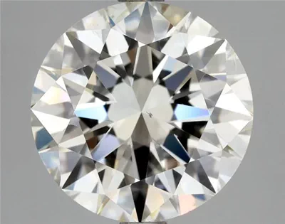 3.01ct H SI2 Rare Carat Ideal Cut Round Diamond